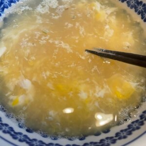 ほっとする★玉子スープ